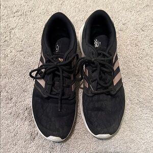Adidas Black and Gray Running Shoes